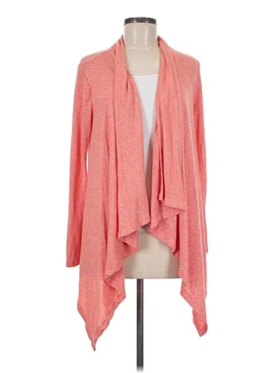 Pre-owned Bobeau Cardigan Sweater In Pink