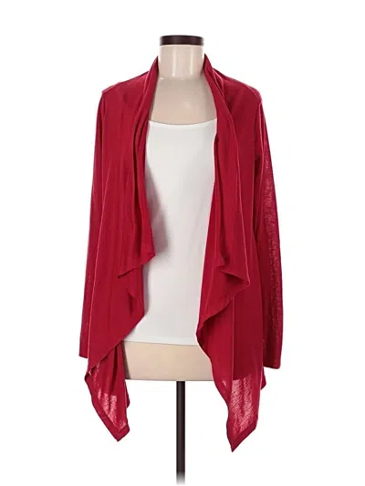Pre-owned Bobeau Cardigan Sweater In Red