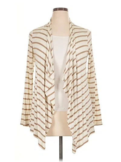 Pre-owned Bobeau Cardigan Sweater In Tan