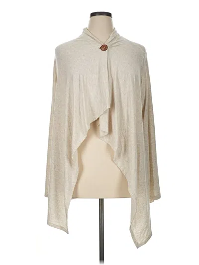 Pre-owned Bobeau Cardigan Sweater In Tan
