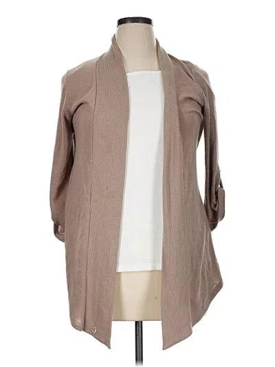 Pre-owned Bobeau Cardigan Sweater In Tan