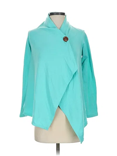 Pre-owned Bobeau Cardigan Sweater In Teal