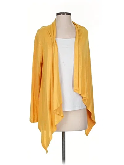 Pre-owned Bobeau Cardigan Sweater In Yellow