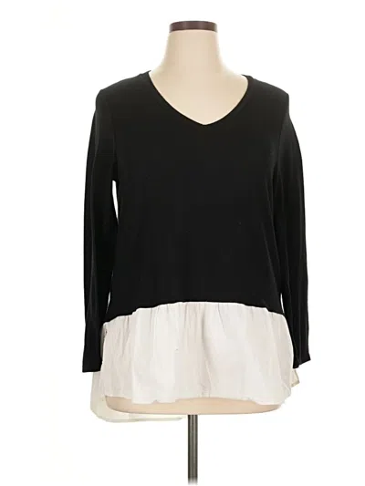 Pre-owned Bobeau Casual Dress In Black