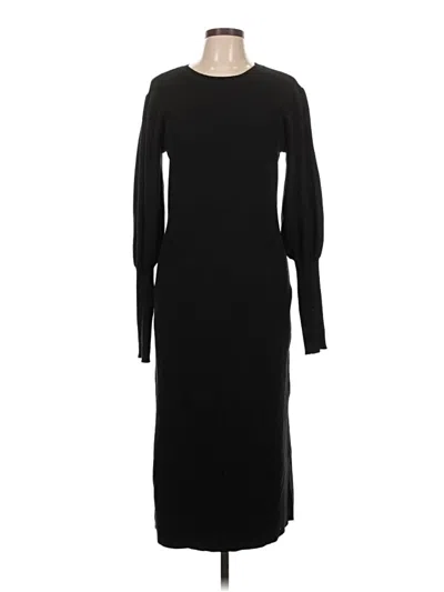 Pre-owned Bobeau Casual Dress In Black