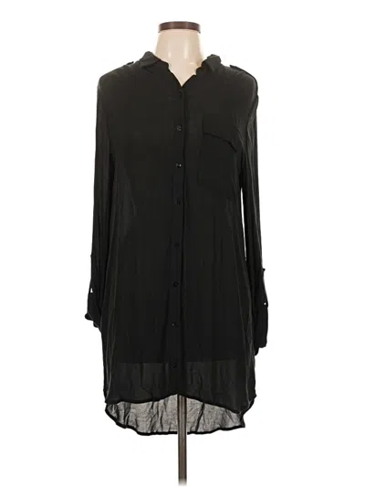 Pre-owned Bobeau Casual Dress In Black