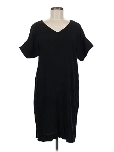 Pre-owned Bobeau Casual Dress In Black