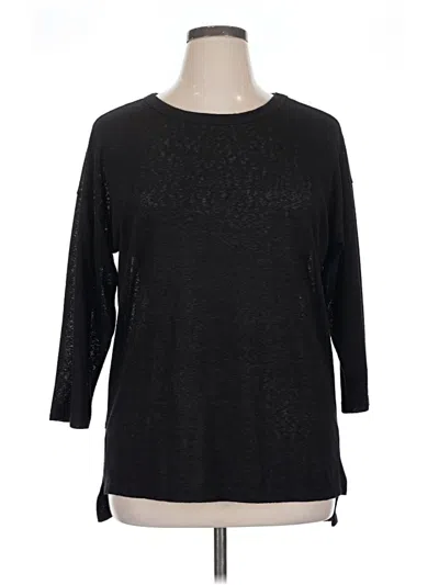 Pre-owned Bobeau Casual Dress In Black