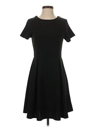 Pre-owned Bobeau Casual Dress In Black