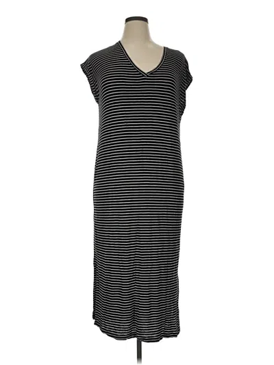 Pre-owned Bobeau Casual Dress In Black
