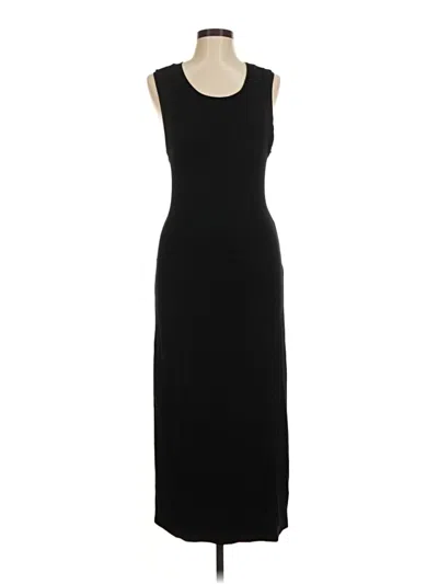 Pre-owned Bobeau Casual Dress In Black