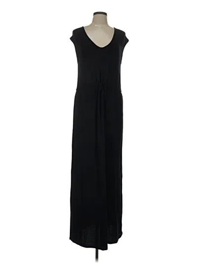 Pre-owned Bobeau Casual Dress In Black
