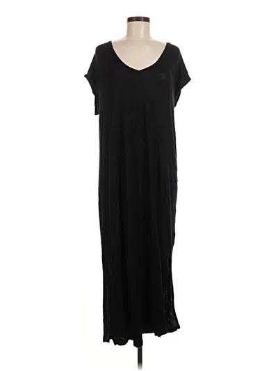 Pre-owned Bobeau Casual Dress In Black