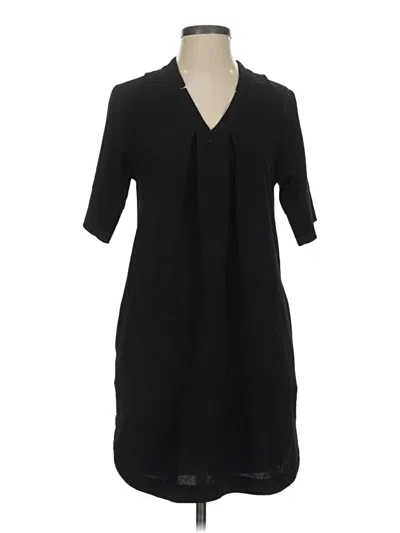 Pre-owned Bobeau Casual Dress In Black