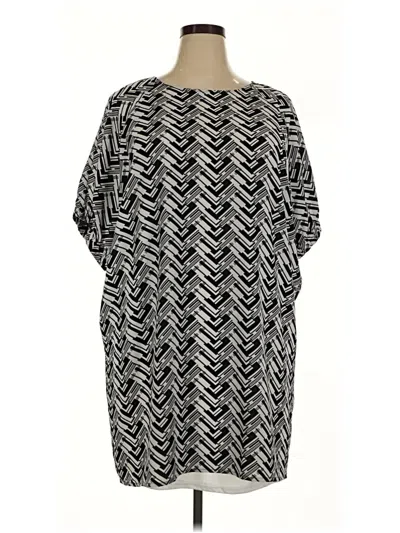 Pre-owned Bobeau Casual Dress In Black