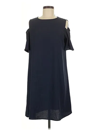 Pre-owned Bobeau Casual Dress In Blue