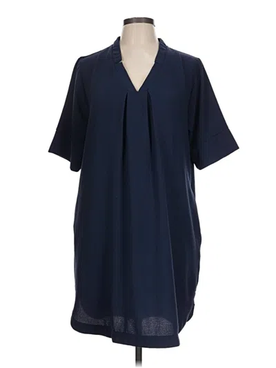 Pre-owned Bobeau Casual Dress In Blue