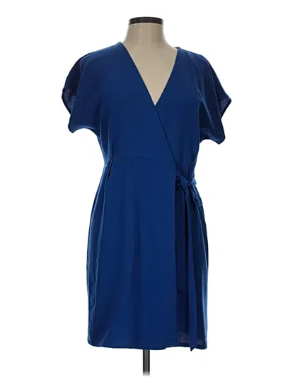 Pre-owned Bobeau Casual Dress In Blue