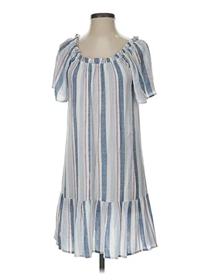 Pre-owned Bobeau Casual Dress In Blue