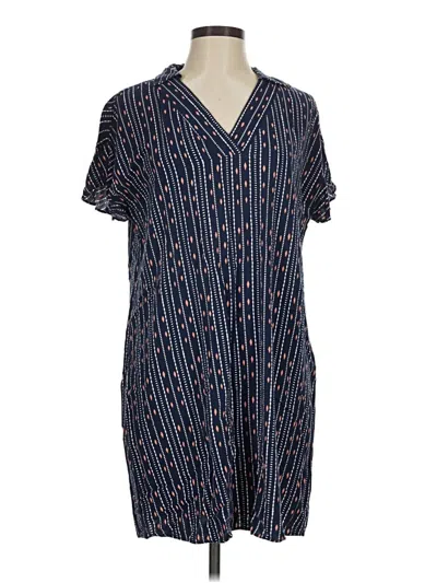 Pre-owned Bobeau Casual Dress In Blue