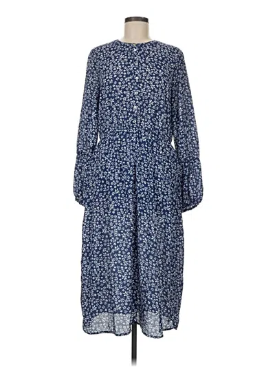 Pre-owned Bobeau Casual Dress In Blue