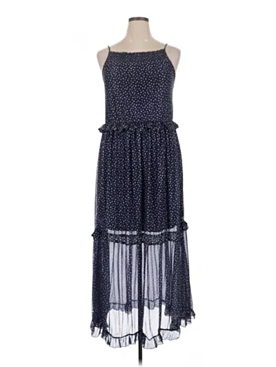 Pre-owned Bobeau Casual Dress In Blue