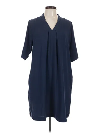 Pre-owned Bobeau Casual Dress In Blue