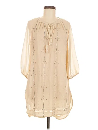 Pre-owned Bobeau Casual Dress In Brown