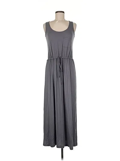 Pre-owned Bobeau Casual Dress In Gray
