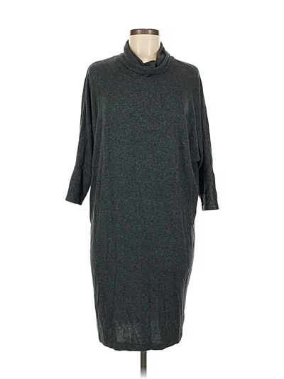 Pre-owned Bobeau Casual Dress In Gray