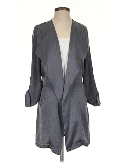 Pre-owned Bobeau Casual Dress In Gray
