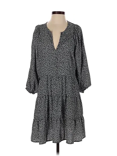 Pre-owned Bobeau Casual Dress In Gray