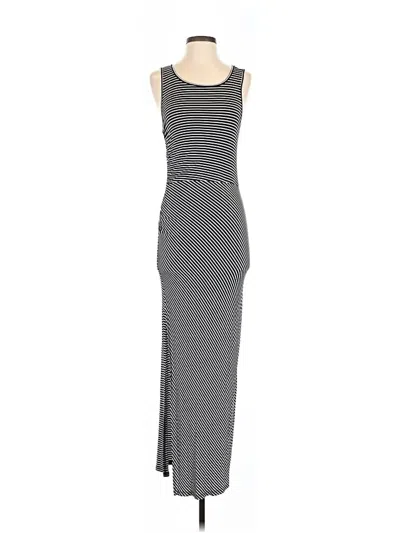 Pre-owned Bobeau Casual Dress In Gray