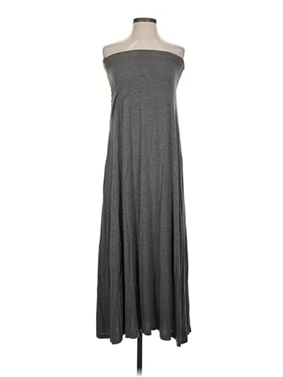 Pre-owned Bobeau Casual Dress In Gray