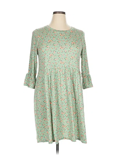 Pre-owned Bobeau Casual Dress In Green