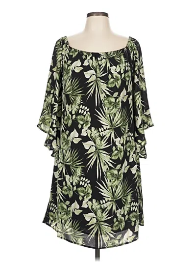 Pre-owned Bobeau Casual Dress In Green