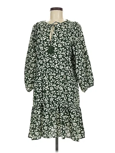 Pre-owned Bobeau Casual Dress In Green