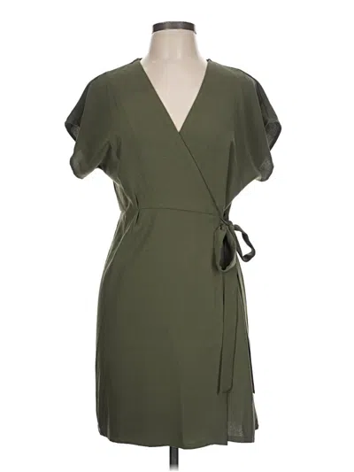 Pre-owned Bobeau Casual Dress In Green