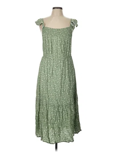 Bobeau Casual Dress In Green