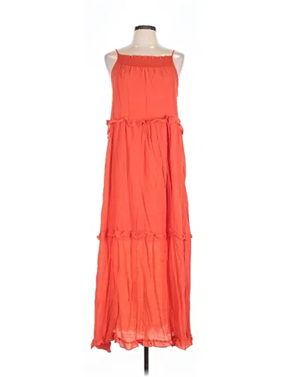 Pre-owned Bobeau Casual Dress In Orange