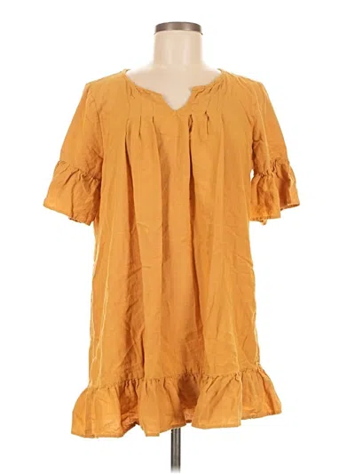 Pre-owned Bobeau Casual Dress In Orange