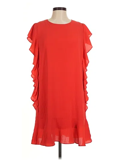 Pre-owned Bobeau Casual Dress In Red