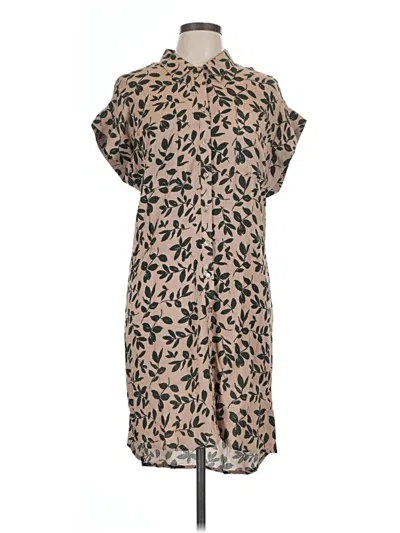 Pre-owned Bobeau Casual Dress In Tan