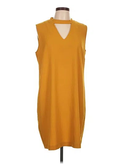 Pre-owned Bobeau Casual Dress In Yellow