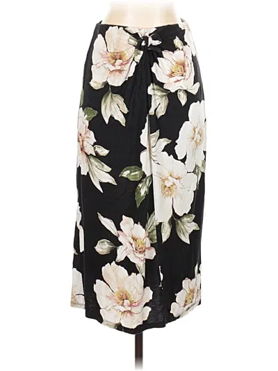 Pre-owned Bobeau Casual Skirt In Black