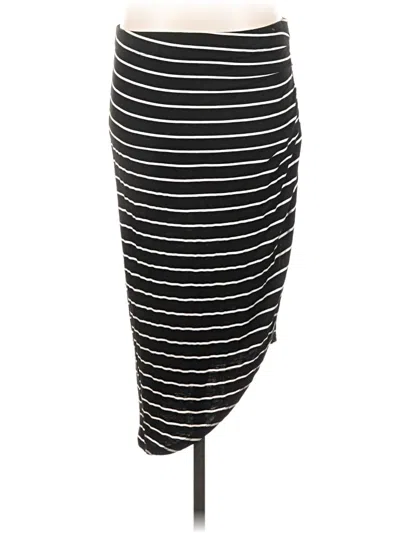 Pre-owned Bobeau Casual Skirt In Black