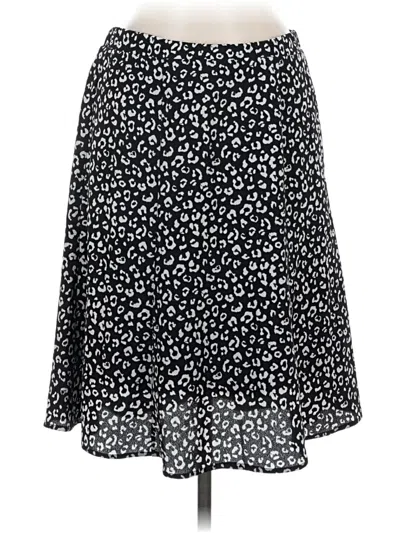 Pre-owned Bobeau Casual Skirt In Black