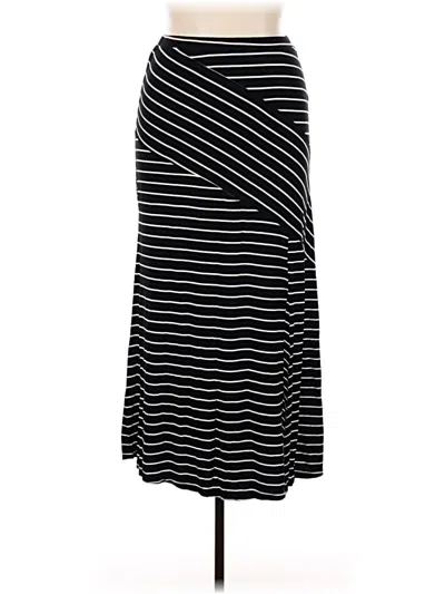 Pre-owned Bobeau Casual Skirt In Black