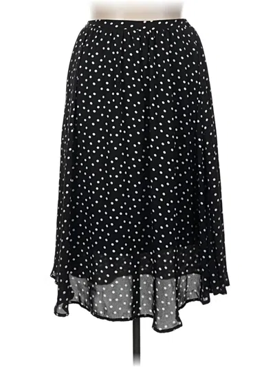 Pre-owned Bobeau Casual Skirt In Black