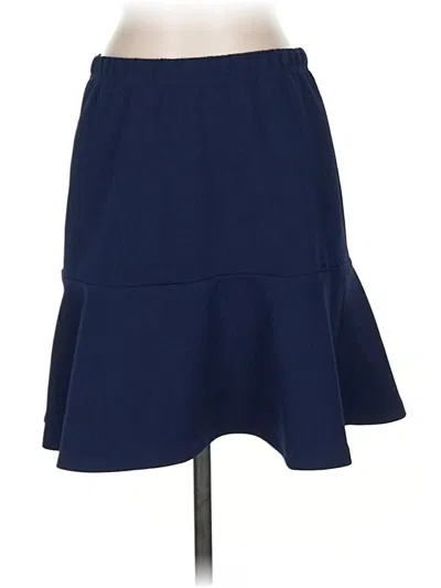Pre-owned Bobeau Casual Skirt In Blue